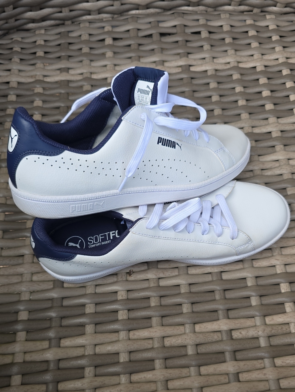 Puma Smash Perforated C 'White Navy